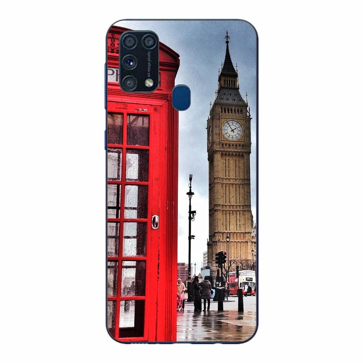Кейс съвместим с Samsung Galaxy M21S, M31 Silicon Gel Tpu Модел London