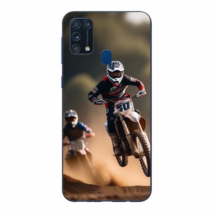 Husa compatibila cu Samsung Galaxy M21S, M31 Silicon Gel Tpu Model Motocross
