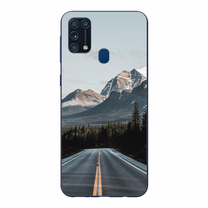 Husa compatibila cu Samsung Galaxy M21S, M31 Silicon Gel Tpu Model Mountain Road