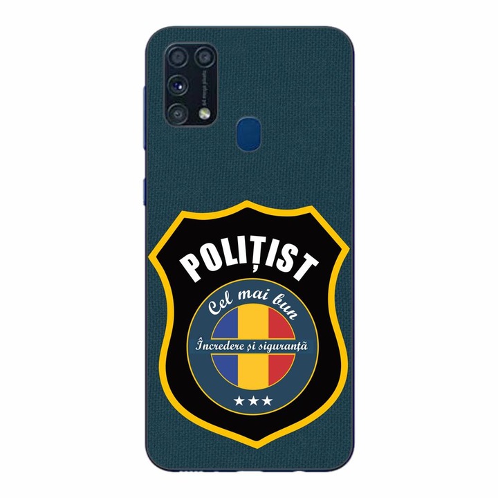 Husa compatibila cu Samsung Galaxy M21S, M31 Silicon Gel Tpu Model Politist
