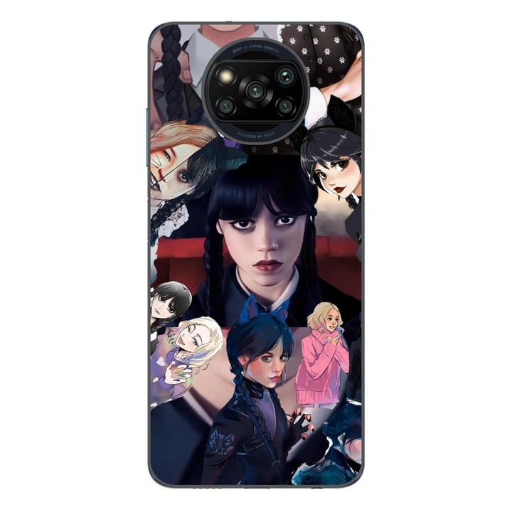 Husa compatibila cu Xiaomi Poco X3 Pro Silicon Gel Tpu Model Colaj Scene din Film