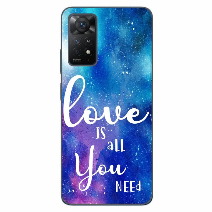 Калъф, съвместим с Xiaomi Redmi Note 11 Pro 4G, 5G Silicon Gel Tpu Модел Love Is All You Need