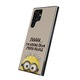 Капак, съвместим със Samsung Galaxy S22 Ultra Silicone Gel Tpu Модел Съобщение Minion Shhhh