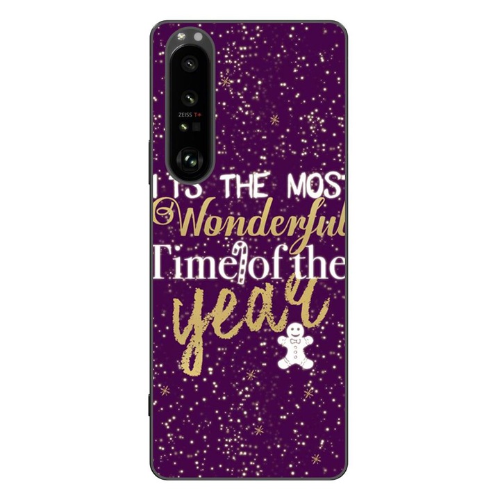Калъф, съвместим с модел Sony Xperia 1 III Silicon Gel Tpu Christmas Wonderful Time Of The Year
