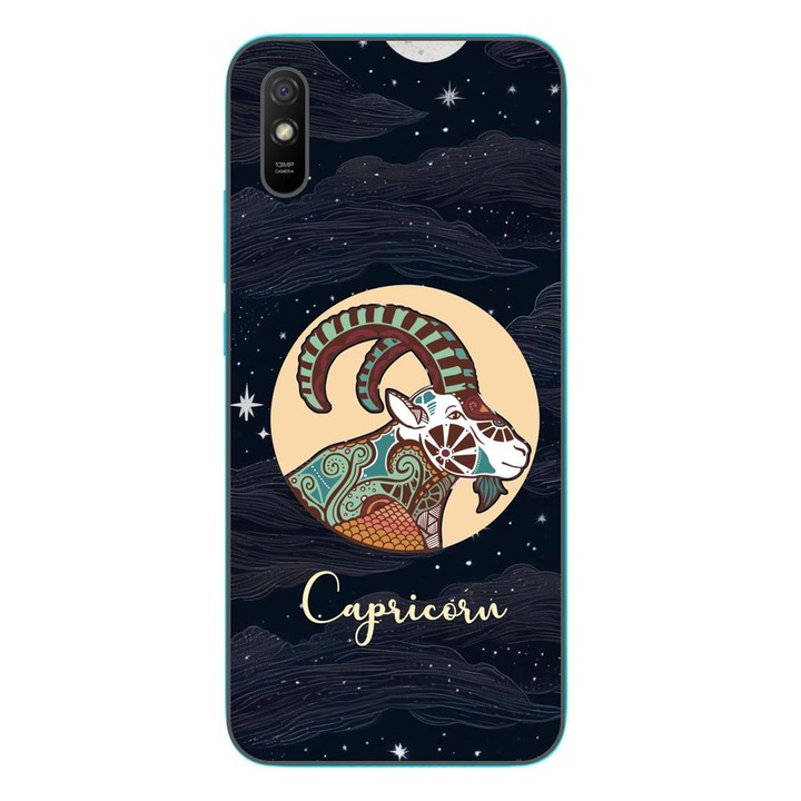 Кейс, съвместим с Xiaomi Redmi 9A Silicone Gel Tpu Capricorn Horoskop Model