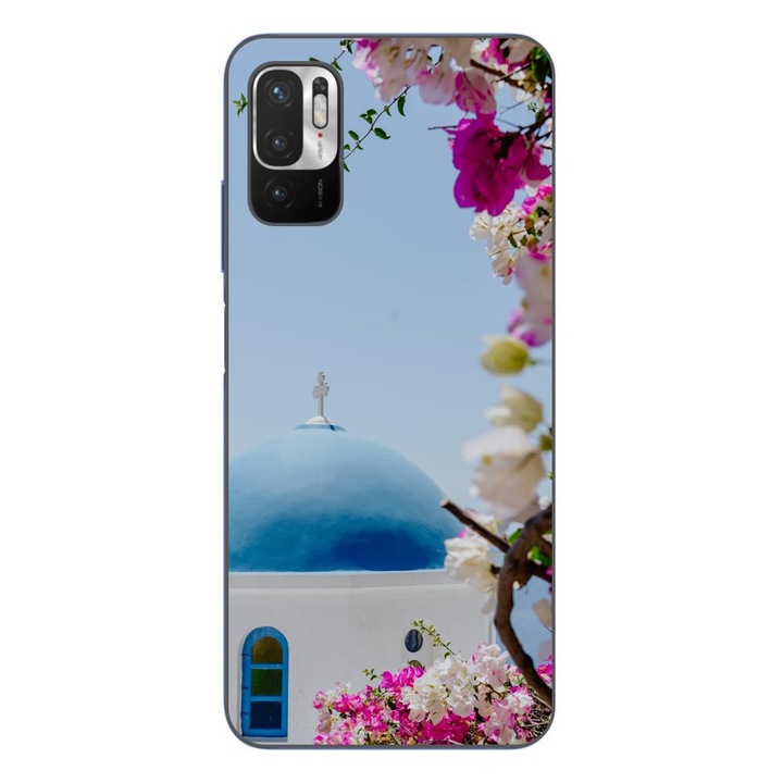 Кейс съвместим с Xiaomi Redmi Note 10 5G Silicon Gel Tpu Модел Гърция Санторини