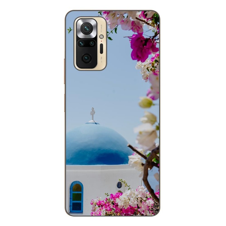 Husa compatibila cu Xiaomi Redmi Note 10 Pro Silicon Gel Tpu Model Grecia Santorini