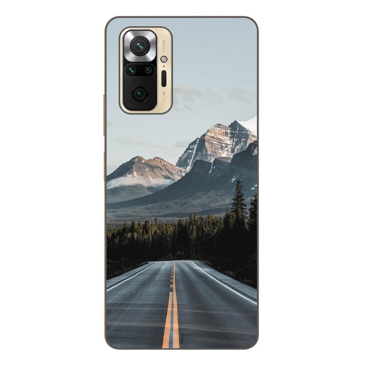 Husa compatibila cu Xiaomi Redmi Note 10 Pro Silicon Gel Tpu Model Mountain Road