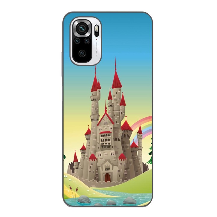 Husa compatibila cu Xiaomi Redmi Note 10S Silicon Gel Tpu Model Castel