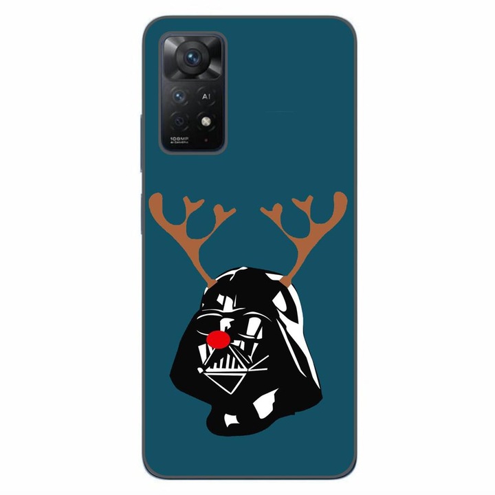 Husa compatibila cu Xiaomi Redmi Note 11 Pro 4G, 5G Silicon Gel Tpu Model Craciun Darth Vader Ren