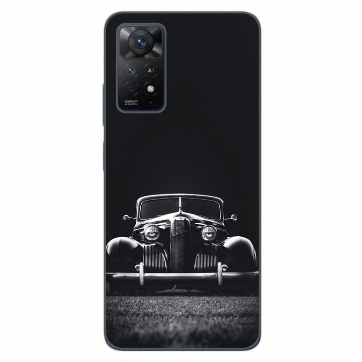 Капак, съвместим с Xiaomi Redmi Note 11 Pro 4G, 5G Silicon Gel Tpu Модел Old Car