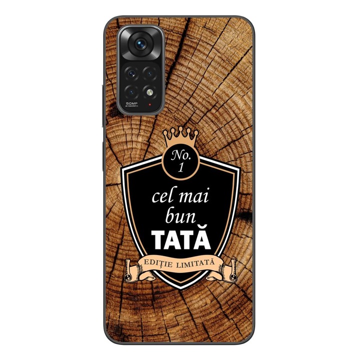 Кейс съвместим с Xiaomi Redmi Note 11 Silicone Gel Tpu Модел Best Dad