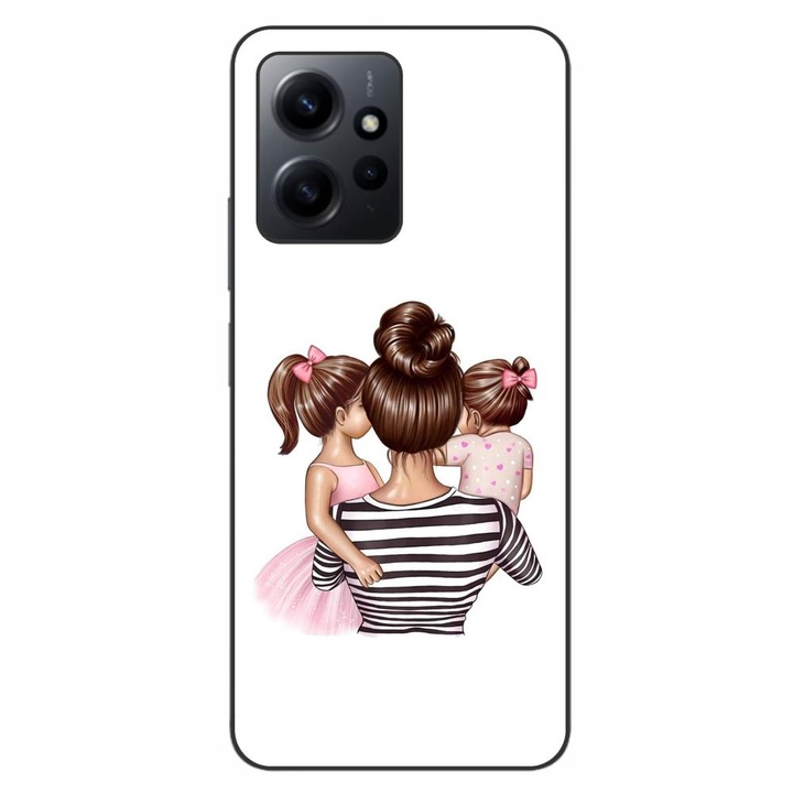Husa compatibila cu Xiaomi Redmi Note 12 4G Silicon Gel Tpu Model Mom and Girls