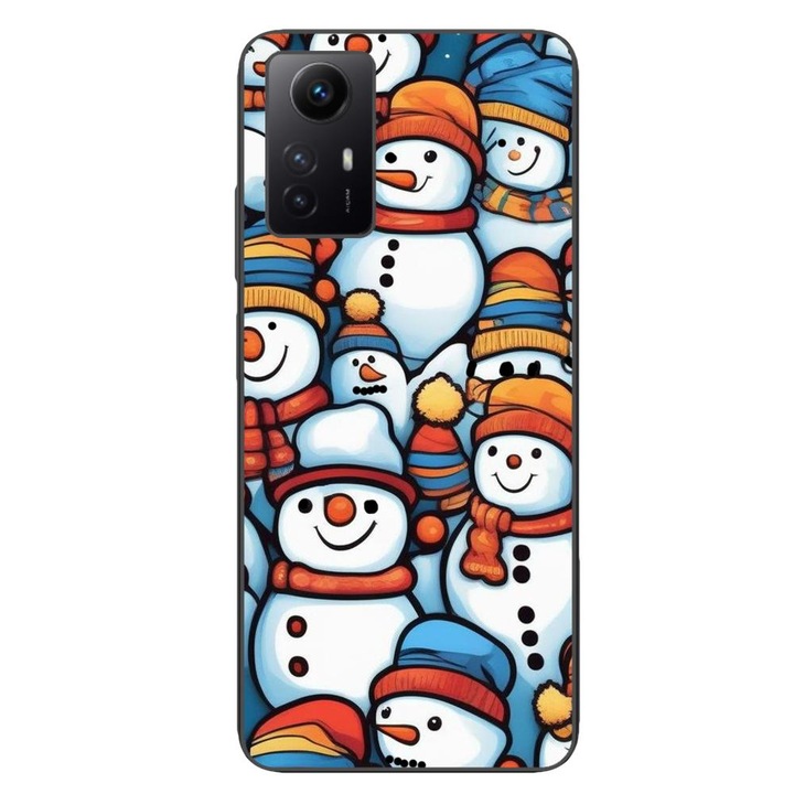 Husa compatibila cu Xiaomi Redmi Note 12s Silicon Gel Tpu Model Snowman Pattern