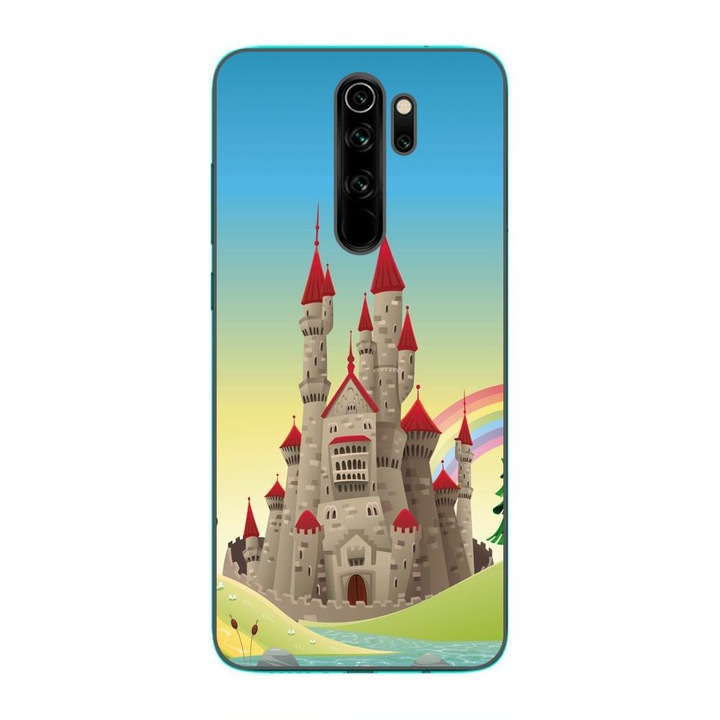 Husa compatibila cu Xiaomi Redmi Note 8 Pro Silicon Gel Tpu Model Castel