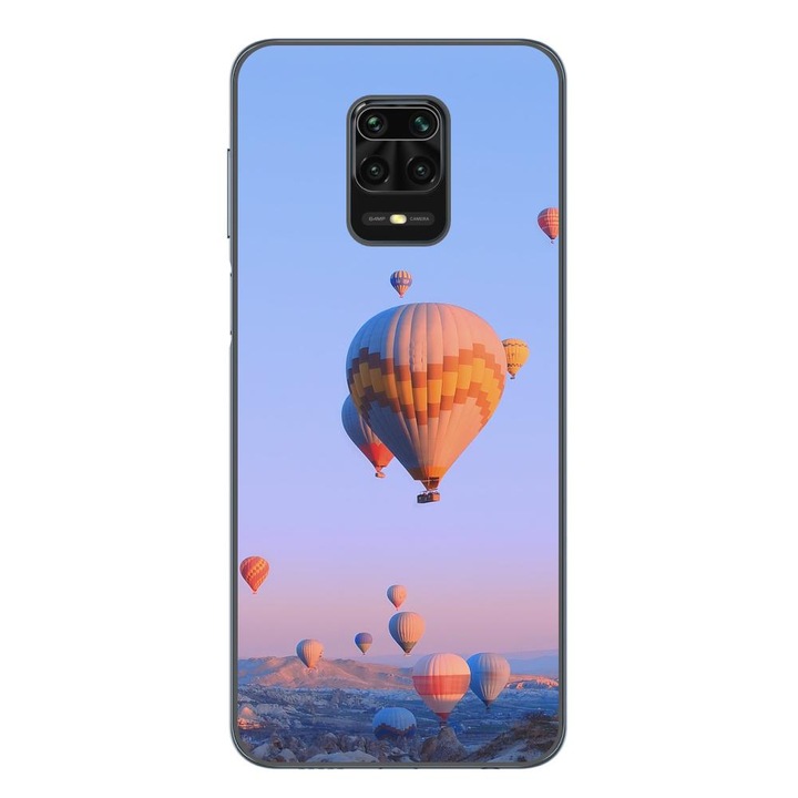 Husa compatibila cu Xiaomi Redmi Note 9 Pro Silicon Gel Tpu Model Baloane cu Aer