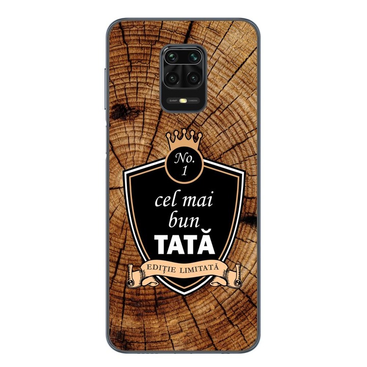 Husa compatibila cu Xiaomi Redmi Note 9 Pro Silicon Gel Tpu Model Cel Mai Bun Tata