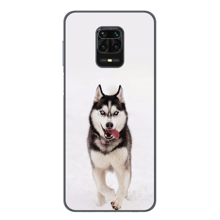 Husa compatibila cu Xiaomi Redmi Note 9 Pro Silicon Gel Tpu Model Husky