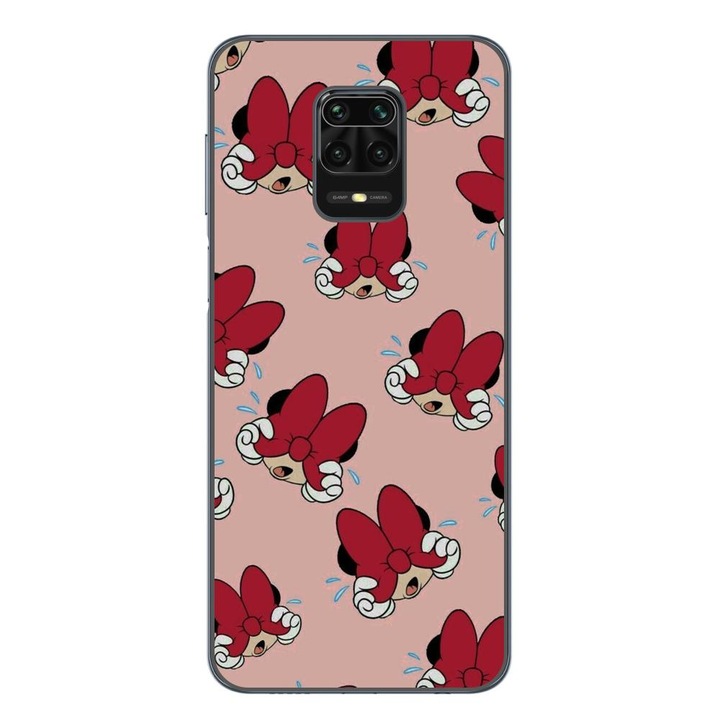 Husa compatibila cu Xiaomi Redmi Note 9 Pro Silicon Gel Tpu Model Minnie Pattern Funda Rosie
