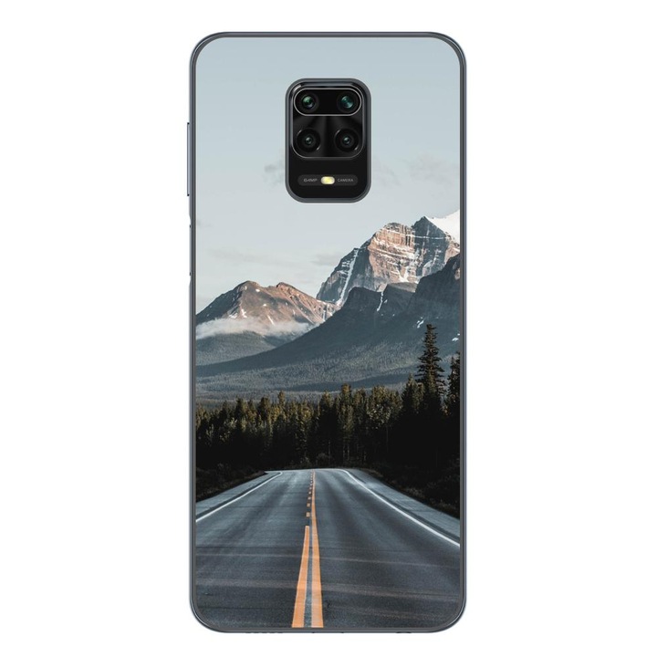 Husa compatibila cu Xiaomi Redmi Note 9 Pro Silicon Gel Tpu Model Mountain Road