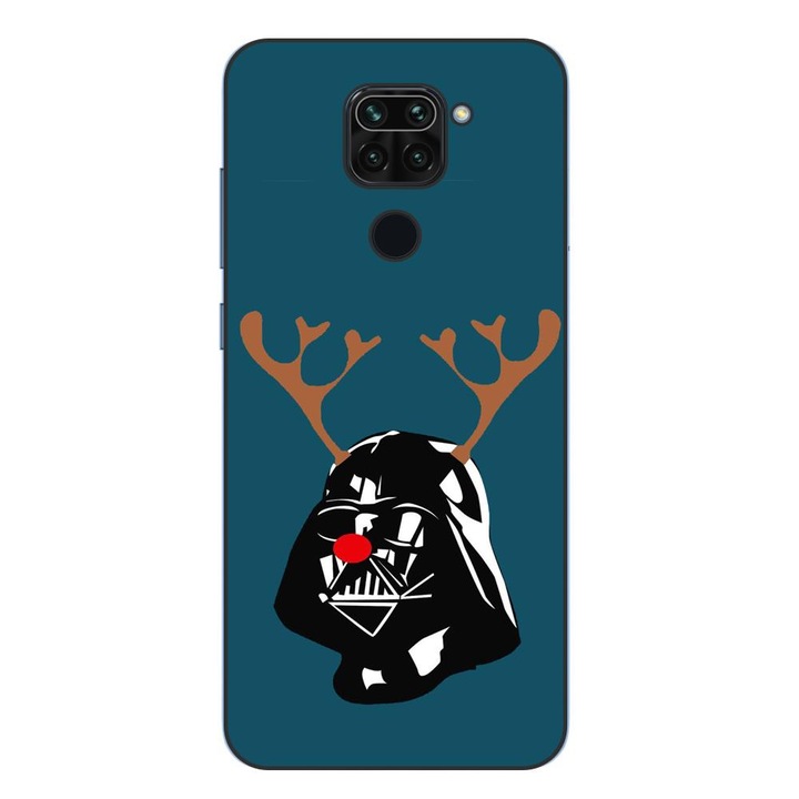 Husa compatibila cu Xiaomi Redmi Note 9 Silicon Gel Tpu Model Craciun Darth Vader Ren