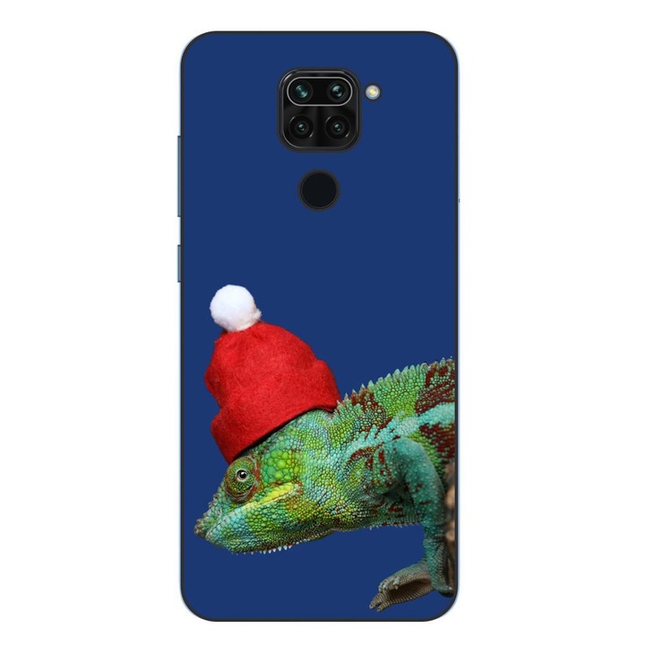 Husa compatibila cu Xiaomi Redmi Note 9 Silicon Gel Tpu Model Craciun Cameleon