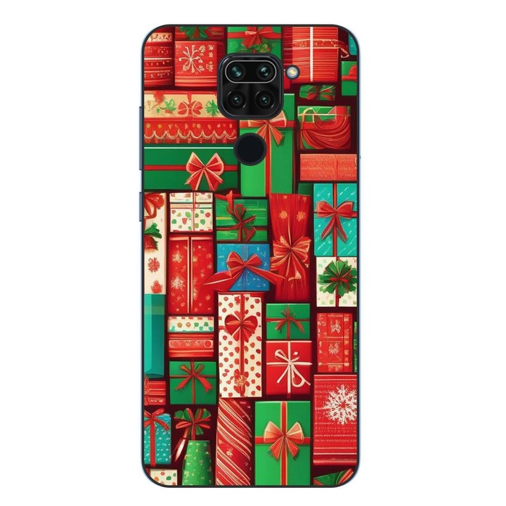 Husa compatibila cu Xiaomi Redmi Note 9 Silicon Gel Tpu Model Xmas Gifts Pattern