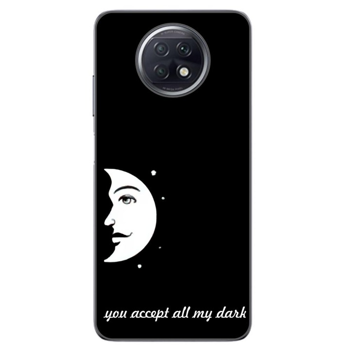 Калъф, съвместим с Xiaomi Redmi Note 9T Silicon Gel Tpu Couple Model Luna Model