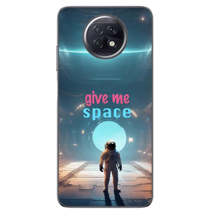 Husa compatibila cu Xiaomi Redmi Note 9T Silicon Gel Tpu Model Give Me Space