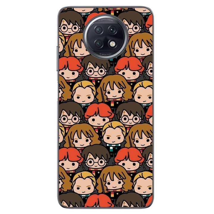 Husa compatibila cu Xiaomi Redmi Note 9T Silicon Gel Tpu Model Harry Potter Pattern Faces