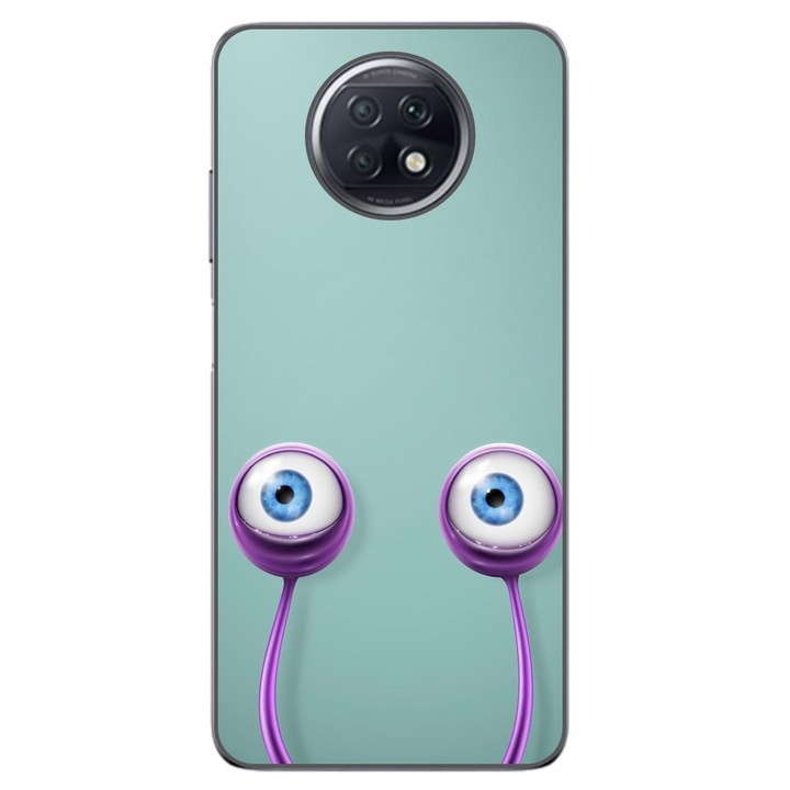 Калъф, съвместим с модел Xiaomi Redmi Note 9T Silicon Gel Tpu Snail Eyes