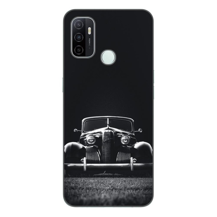 Кейс, съвместим с Oppo A53 Silicon Gel Tpu Model Old Car