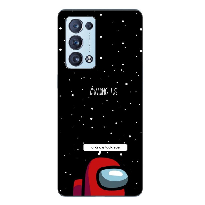 Husa compatibila cu Oppo Reno6 Pro 5G Silicon Gel Tpu Model Among Us