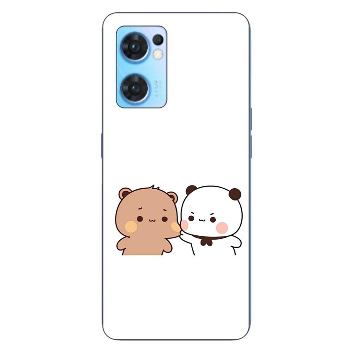 Калъф, съвместим с Oppo Reno7 5G Silicon Gel Tpu Модел Bubu Dudu Fight