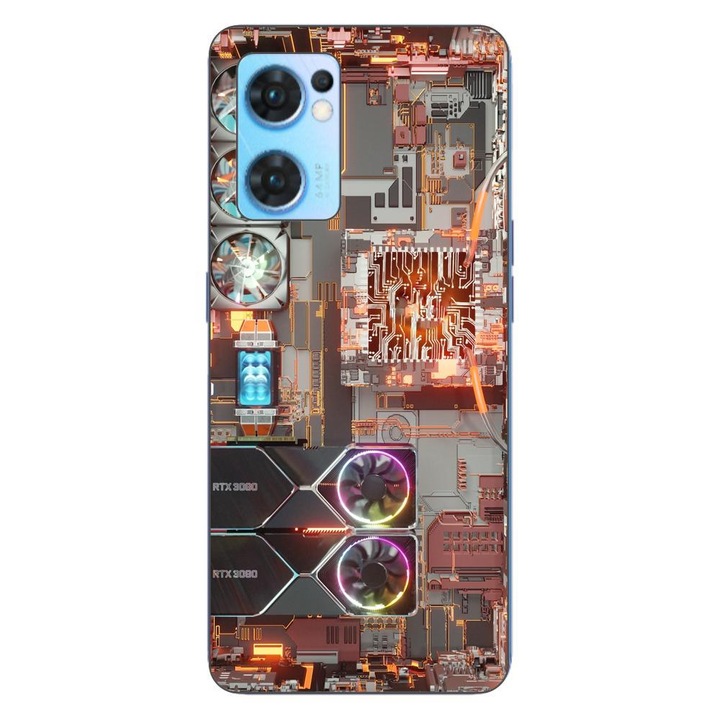 Капак, съвместим с Oppo Reno7 5G Silicon Gel Tpu модел дънна платка