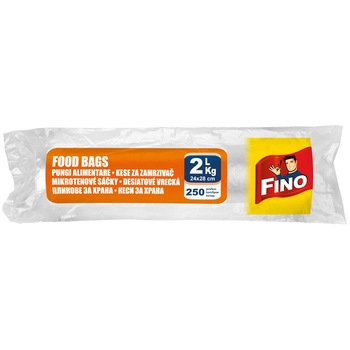 Pungi alimentare FINO, 2 l, 250 buc/rola Pungi alimentare FINO, 2 l, 250 buc/rola