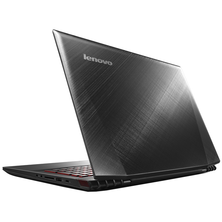 Laptop Lenovo IdeaPad Y5070 cu procesor Intel® Core™ i7-4710HQ 2.50GHz, Haswell™, 15,6" Full HD, 8GB, 1TB, nVidia GeForce GTX 860M 4GB, FreeDOS, Black