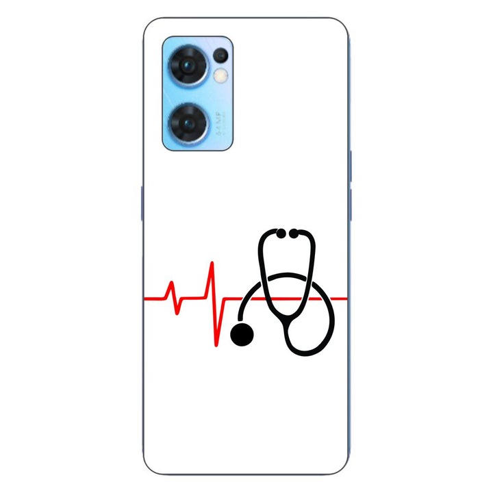 Капак, съвместим с Oppo Reno7 5G Silicon Gel Tpu Модел Puls Doctor