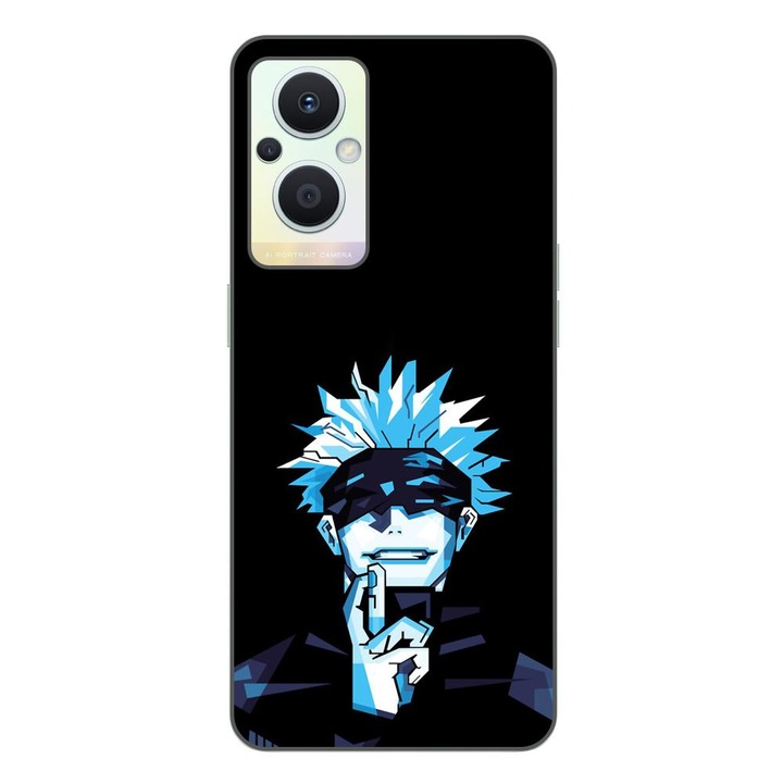 Калъф, съвместим с модел Oppo Reno7 Lite Silicon Gel Tpu Jujutsu Kaisen