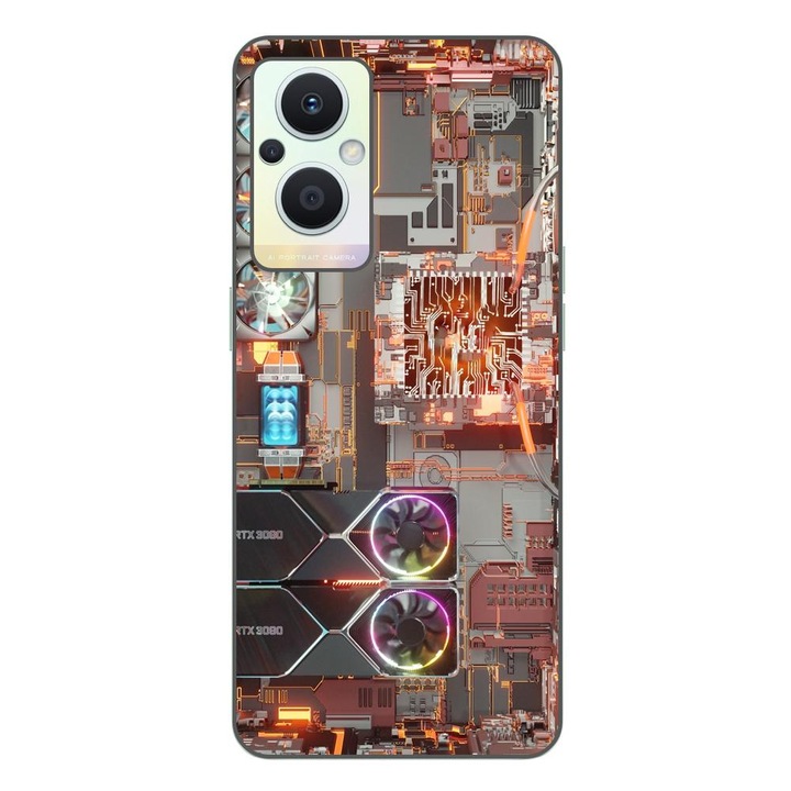 Капак, съвместим с дънна платка Oppo Reno7 Lite Silicon Gel Tpu