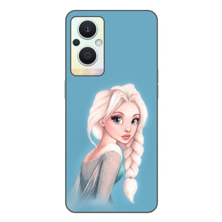 Кейс, съвместим с Oppo Reno7 Lite Silicone Gel Tpu Princess Model