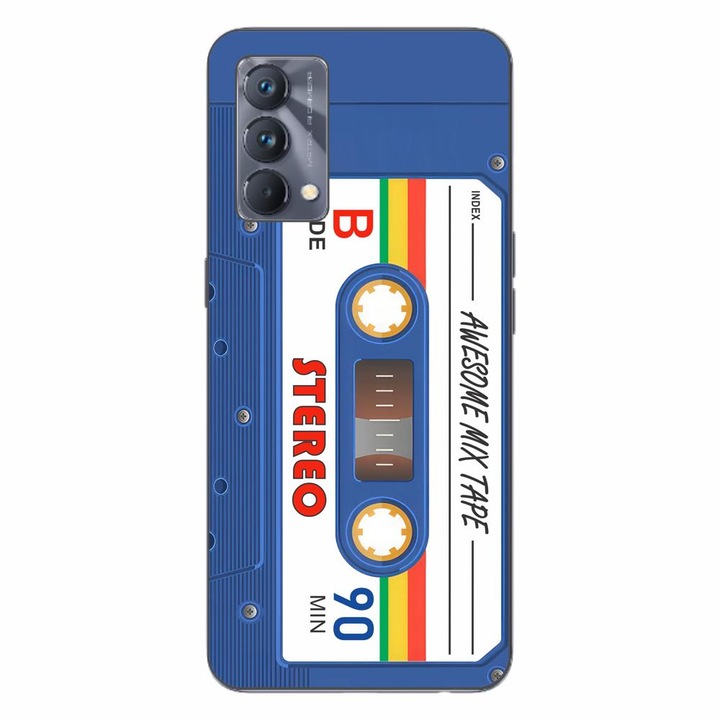 Husa compatibila cu Realme GT Master Silicon Gel Tpu Model Caseta Vintage Mix Tape