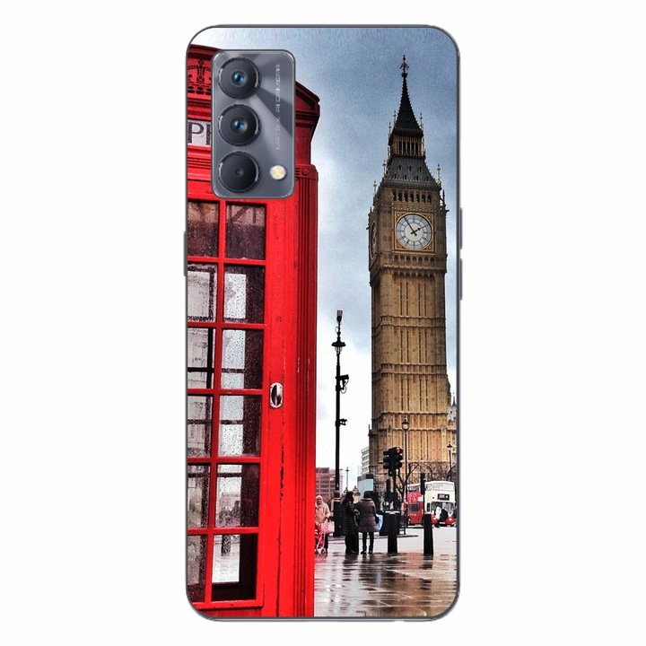 Покривало, съвместимо с Realme GT Master Silicon Gel Tpu Model London