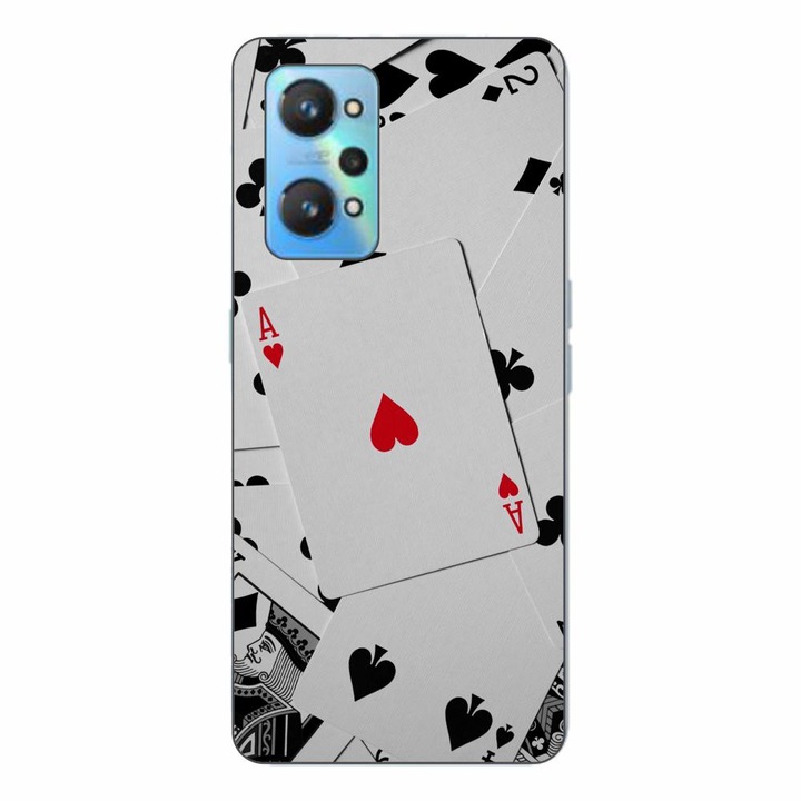 Husa compatibila cu Realme GT Neo 2 Silicon Gel Tpu Model Carti Poker