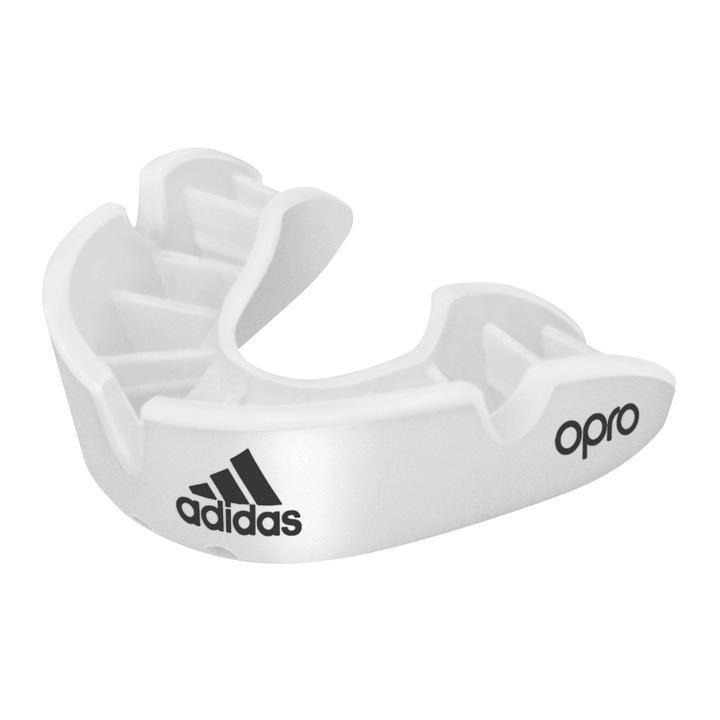 Protectie de dinti Adidas Opro Bronze Junior Alb