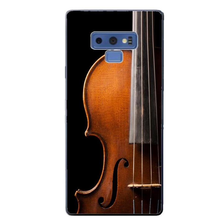 Калъф, съвместим с Samsung Galaxy Note 9 силиконов гел Tpu модел цигулка