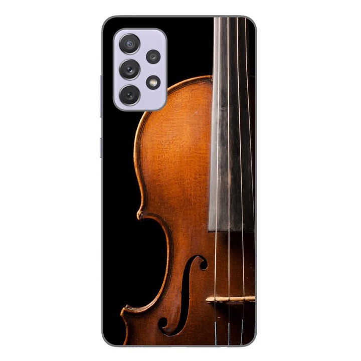 Калъф, съвместим с Samsung Galaxy A72 5G силиконов гел Tpu модел цигулка