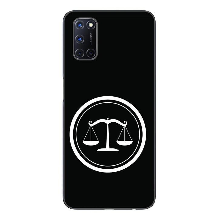 Husa compatibila cu Oppo A72 Silicon Gel Tpu Model Balanta Dreptatii