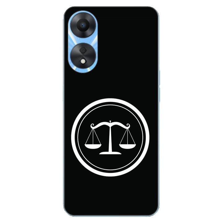 Husa compatibila cu Oppo A78 4G (CPH2565) Silicon Gel Tpu Model Balanta Dreptatii