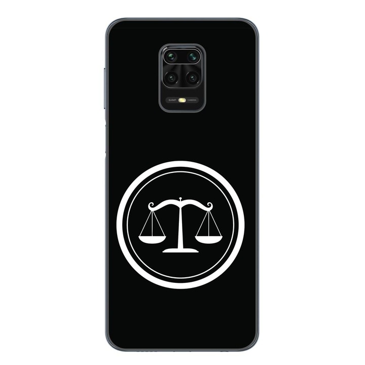 Кейс съвместим с Xiaomi Redmi Note 9 Pro Silicone Gel Tpu Модел Balance of Justice
